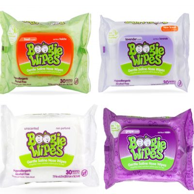 Boogie Wipes Grape Scent Extra Soft Saline Wipes 30 CT by Little Busy Bodies 