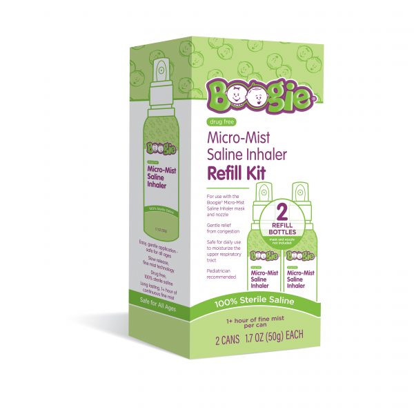 Boogie Micro-Mist Inhaler Refill 2pk Front
