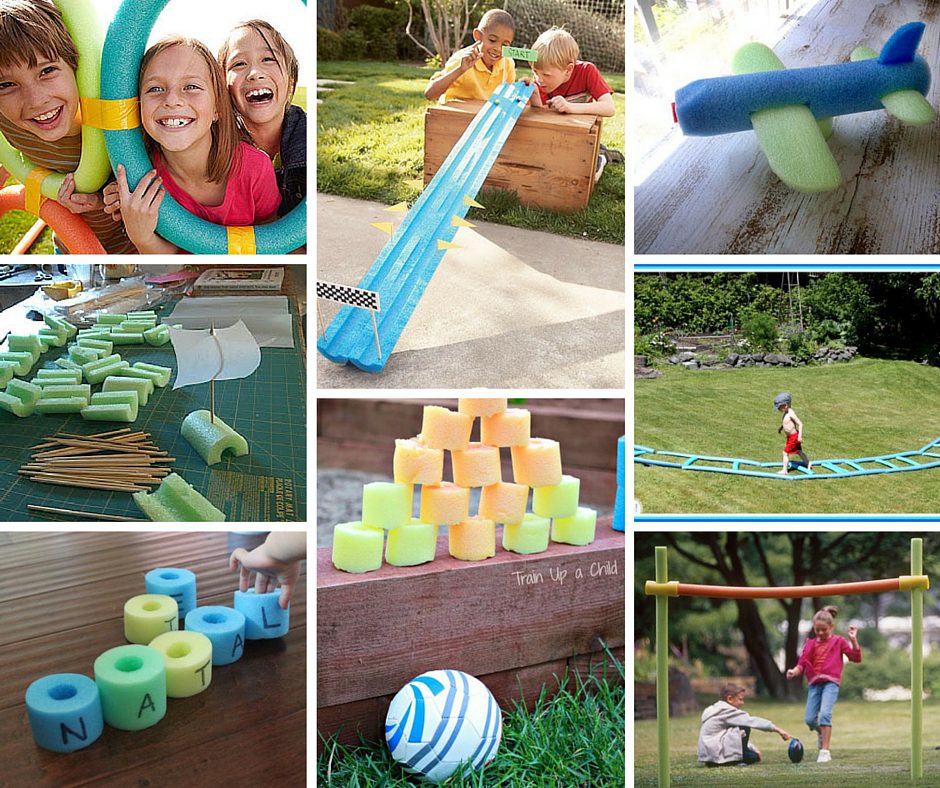 Pool Noodle Games and Crafts FB