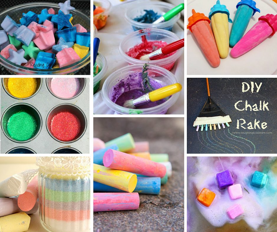 Sidewalk Chalk Ideas and DIY Chalk Recipes to Keep the Kids