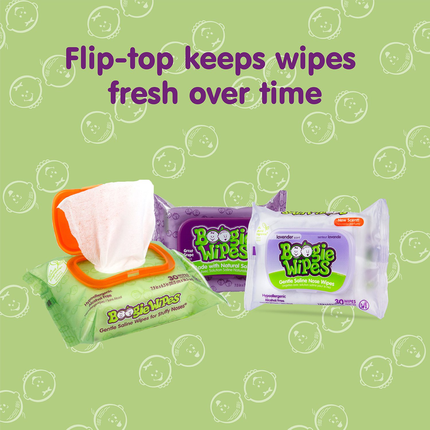 Dapple Baby On-the-Go All-Purpose Cleaning Wipes, Lavender, 1 Resealable  Pack (30 Wipes) 